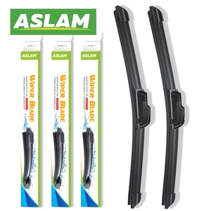 ASLAM Best Seller Universal Car Wiper Blade Soft Universal Windscreen Frameless Wiper Blades for 99% Vehicles Windshield Wipers - Product Image 2