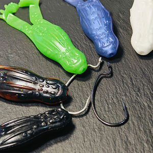 Guosong Offre Spéciale leurres de pêche doux <span class=keywords><strong>grenouille</strong></span> artificielle <span class=keywords><strong>grenouille</strong></span> flottant appâts de pêche souples 10cm 11g <span class=keywords><strong>brochet</strong></span> musqué basse leurres de pêche - Product Image 2