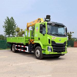 Grue montée sur camion Dongfeng Chenglong M3 4x2, grue à flèche droite XC MG 12 tonnes pour travaux d'ingénierie électrique - Product Image 5