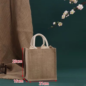 Bán Buôn Đồng Bằng Mua Sắm Tùy Chỉnh In Lớn Tự Nhiên Sinh Thái Thân Thiện Với Tùy Chỉnh Đay Mua Sắm Túi Tote Túi Bán Buôn Cho Quà Tặng Logo - Product Image 6