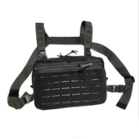 Sac à dos multifonctionnel résistant à l'usure, sac de poitrine tactique en Nylon avec grande capacité, poche intégrée, équipement d'extérieur