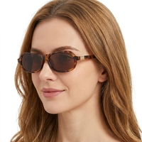 Lunettes de soleil classiques rétro années 90, style carré étroit, UV400, légères et confortables, pour hommes et femmes - Collection Mode 2026