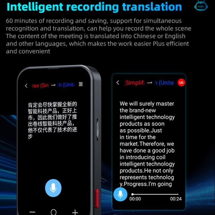Z15W Smart AI Translator - 139 Languages, 3.1-Inch Screen