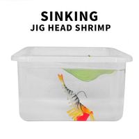 Tête plombée leurre souple pour crevettes 6G 13G 19G Silicone Simulation leurre de pêche crevettes crevettes bar brochet appâts artificiels