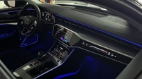 Couverture de haut-parleur LED 32 couleurs Audi A6 A7 C8, éclairage ambiant, garniture de porte intérieure, OE 4K0035419