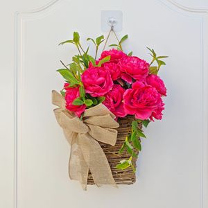 Guirnalda de Rosas de Estilo Moderno, Guirnalda de Flores al por Mayor, Decoración para Colgar en Puertas y Cestas del Hogar - Product Image 5