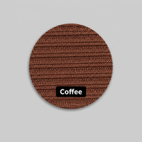 Tissu en polyester côtelé double mat, texturé et extensible pour la confection de vêtements et de mode