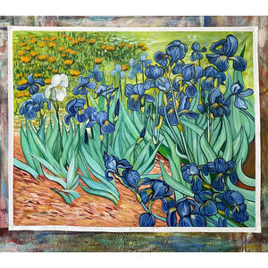 Mintura, lienzo grande hecho a mano, obra <span class=keywords><strong>de</strong></span> arte personalizada, pintura al óleo famosa <span class=keywords><strong>de</strong></span> Vincent <span class=keywords><strong>Van</strong></span> <span class=keywords><strong>Gogh</strong></span>, imagen <span class=keywords><strong>de</strong></span> pared para el hogar con diseño Floral - Product Image 3