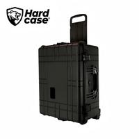 Valise trolley rigide en plastique de 24,5 pouces avec mousse prédécoupée, étanche IP67, robuste, de protection, OEM/ODM