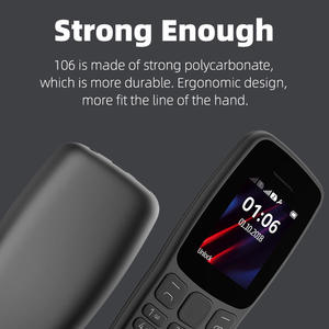 H106 듀얼 SIM 카드 노인 키패드 전화 3.5mm 라디오 손전등 미니 하드 쉘 긴 통화 노인을위한 대기 시간 전화 - Product Image 5