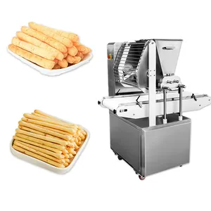 Commerciële Boter Koekjesbar Kaasstok Machine Lange Strip Koekjesstick Machine