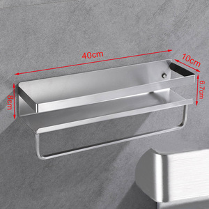 Étagère <span class=keywords><strong>de</strong></span> <span class=keywords><strong>douche</strong></span> moderne auto-adhésive avec <span class=keywords><strong>barre</strong></span> en acier inoxydable 304 Caddy <span class=keywords><strong>de</strong></span> <span class=keywords><strong>douche</strong></span> Porte-shampooing pour salle <span class=keywords><strong>de</strong></span> bain - Product Image 2