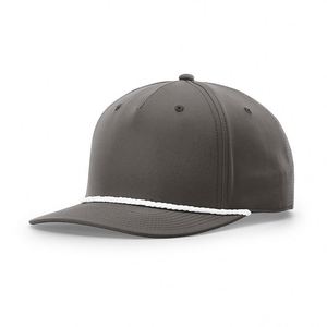 Gorra de Béisbol de Alta Calidad Estilo 258 con Visera Curva, Gorra Vintage de Cinco Paneles con Cordón, Gorra Tipo A-Frame - Product Image 2