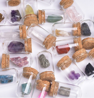 Coffret de spécimens de cristaux minéraux semi-précieux naturels bruts pour enfants, kit d'éducation scientifique en géologie