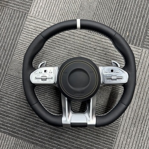 Volant en cuir pour <span class=keywords><strong>Mercedes</strong></span> Classe E/<span class=keywords><strong>GLC</strong></span>/GLE/GLB/CLA - Mise à niveau de l'ancien au <span class=keywords><strong>nouveau</strong></span> modèle - Product Image 6
