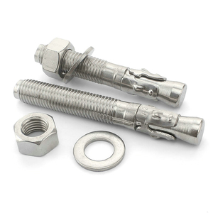 Bulloni di Ancoraggio a Espansione a Cuneo in Acciaio Inossidabile 304 316 M6 M8 M10 M12 M16 Tipo Vite A2 A4 Lunghi 50-200mm per Carichi Pesanti - Product Image 2