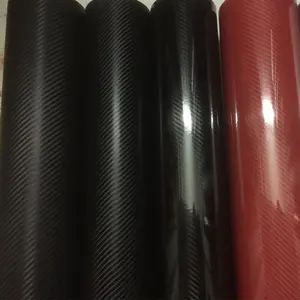 Hoge Kwaliteit Auto Wrap Sticker Vinyl Wrap Carbon Fiber Film Roll