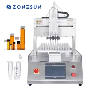 ZONESUN ZS-XYZ4セラミックプランジャーポンプ高精度自動試薬チューブ液体充填機10ML