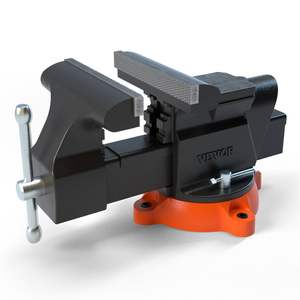 DB Wholesale 6 \ "Heavy Duty Ductile Iron Bench Vise 360 ° Swivel Locking Base Manual Jaw Bearing Core Componentes para máquina - Product Image 1