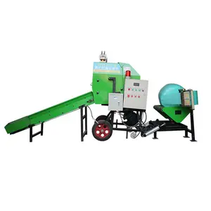 CE approved Farm use straw baling silage wrapping mini round hay baler machine