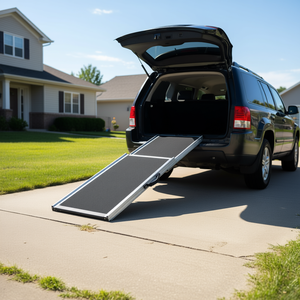 Rampe pliable pour chien en aluminium de 54 pouces avec surface antidérapante pour les propriétaires d'animaux - Product Image 2