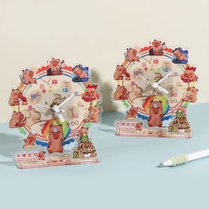 นาฬิกา<span class=keywords><strong>อะ</strong></span><span class=keywords><strong>ค</strong></span><span class=keywords><strong>ริ</strong></span><span class=keywords><strong>ลิ</strong></span><span class=keywords><strong>ค</strong></span>ติดผนัง/ตั้งโต๊ะลายการ์ตูนอนิเมะน่ารัก<span class=keywords><strong>ค</strong></span>ุณภาพสูงแบบกำหนดเอง  งานฝีมือพลาสติกใส ตกแต่งบ้าน - Product Image 6