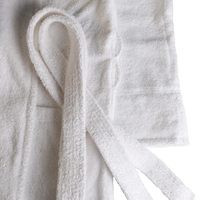 Bata de Baño de Lujo de Algodón Terry con Logotipo Personalizado, 100% Algodón, Bata Súper Suave para SPA y Salón, Unisex