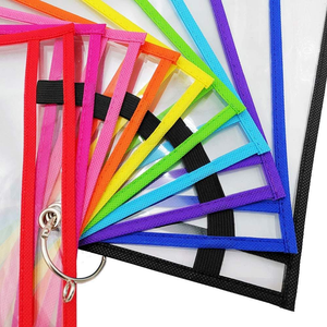 Bền A3 nhựa trong suốt khô xóa túi từ đầy màu sắc vật nuôi cho các trường học giáo viên và trẻ em - Product Image 3