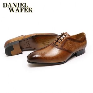 Wholesale Pointed Toe Men Genuine Leather <b>Shoes</b> With Lace Low up Black Formal Business Dress <b>Shoes</b> - Product Image 6