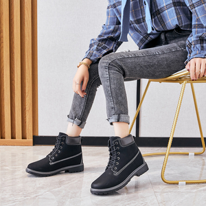 Tout nouveau Style hiver filles <span class=keywords><strong>bottes</strong></span> <span class=keywords><strong>hautes</strong></span> plate-forme en cuir automne <span class=keywords><strong>bottes</strong></span> pour femmes dames <span class=keywords><strong>bottes</strong></span> en vente expédition rapide des états-unis - Product Image 5