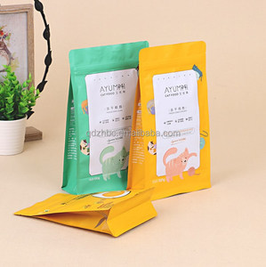 Bolsas de embalaje de pie de fondo plano con sello lateral de ocho lados impresas personalizadas para aperitivos, nueces, nueces, <span class=keywords><strong>pistachos</strong></span> - Product Image 2