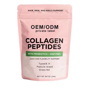 Özel Marka Kolajen Peptit Tozu Süper Hidrolize Protein Tozu Cilt Güzelliği ve Beyazlatma İçin Emilim - Product Image 1