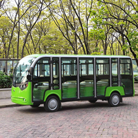 Vente chaude LETSING Bus électrique touristique 14 places, navette fermée, éclairage LED, pour hôpital/zoo/visite nocturne, mini-bus de tourisme