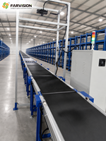 Sistema de Clasificación de Paquetes Industrial Inteligente FARVISION, Clasificador de Ruedas con Capacidad de Carga de 60 kg, 6000PPH, Máquina Clasificadora de Paquetes Automática de Alta Velocidad