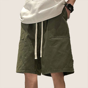 Pantalones Cortos Cargo Casuales de Lona Sólida para Hombre, Transpirables, de Secado Rápido, de 5 Pulgadas, para Adolescentes, Primavera, Verano, Otoño - Product Image 5