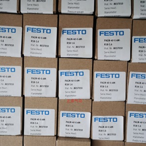 เกจวัดแรงดันแบบอนาล็อก Festo รุ่น PAGN-40-0.4M-R18-1.6 ตัวเรือนโลหะ ช่วงการวัด 0.4M - Product Image 2