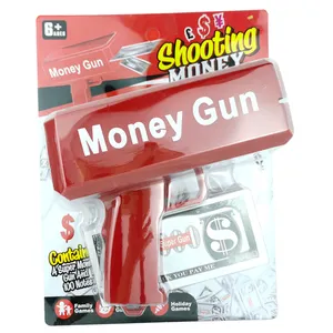 Hot Sell Money Spray Gun Play Sets Money Gun With Simulation Paper Money A Good Gift For Children And Adults