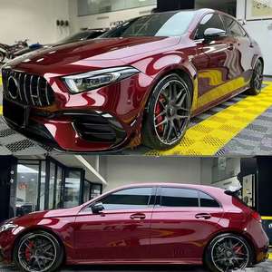 <span class=keywords><strong>Film</strong></span> de protection de peinture pour voiture Luxe 7.5mil Anti-rayures Changement de couleur Liquide Métal Argent Cristal Rouge Poudre Céramique Noir - Product Image 1