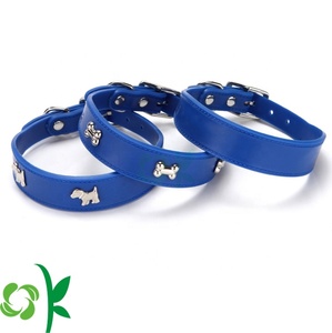 OKSILICONE alta calidad superventas Anti-Pérdida tamaño pequeño silicona collares para mascotas para perro impermeable suave silicona collares para mascotas - Product Image 1