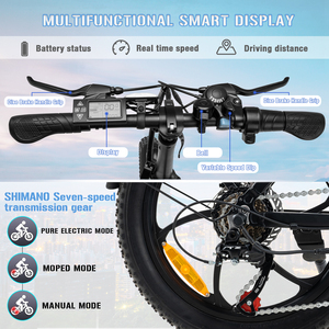 Service de haute qualité 36V 350W <span class=keywords><strong>vélo</strong></span> électrique cyclomoteur moto 20 pouces gros pneu électrique ville e-bike - Product Image 3