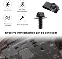 Lot de 10 attaches universelles pour voiture, assortiment de vis hexagonales, écrous en U et clips – Offre spéciale
