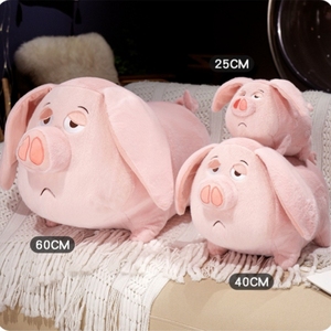 Cochon rose <span class=keywords><strong>super</strong></span> doux poupée mignonne et douce peluche jouet grand animal poupée personnalisée en usine - Product Image 4