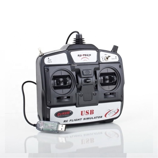 FMS Flight Simulator REMOTE 6CH Rc Simulator 3D for RC Helicopter Airplane