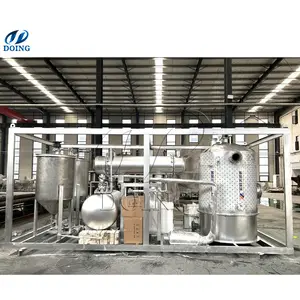 1-15tpd Convert heavy Oil Mazutoil to diesel purification machine bunker furnace oil to diesel distillation machine