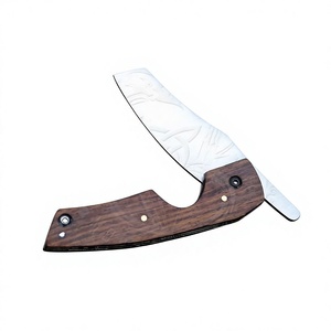 Cortador de Cigarros de Acero Inoxidable Hecho a Mano con Mango de Madera, en Oferta - Product Image 2