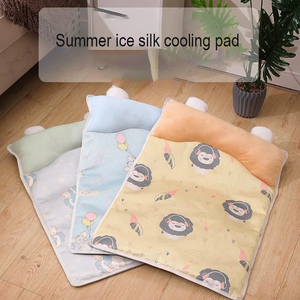 New Summer Cooling Pet Mat Rutsch feste reversible Gel Ice Pad Atmungsaktive Hunde katze Zwinger Kiste Bett für heißes Wetter Kühlung Pet Mat - Product Image 2