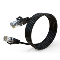 Cable de puente Ethernet sin blindaje para exteriores e interiores, cable de conexión para portátiles, PC, enrutadores, impresoras, Cables de comunicación POE