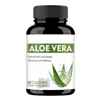 SUNI OEM ODM Marque Privée Capsules d'Extrait d'Aloe Vera Complément Alimentaire pour Hommes et Femmes Perte de Poids et Nettoyage du Colon Vente en Gros