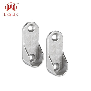 Leslie Clothes Rod Support Zinc Alloy Wall Mount Non Detachable <b>Wardrobe</b> <b>Hardware</b> - Product Image 2