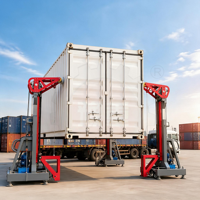 Système de levage de conteneurs maritimes synchrone à 4 poteaux de 0 à 40 tonnes, 380 V, certification ISO, pour conteneurs 20GP et 40HQ, logistique portuaire